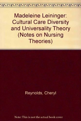 Madeleine Leininger: Cultural Care Diversity and Universality Theory (Notes on Nursing Theories)