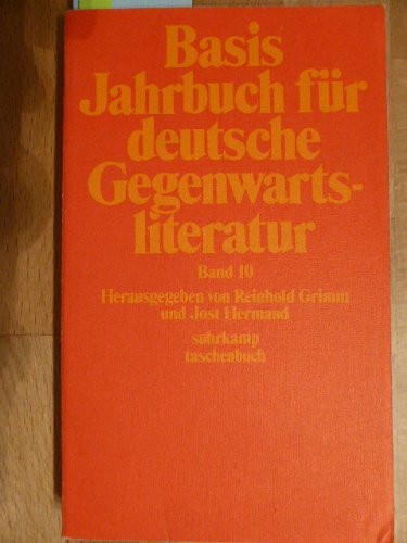 Basis X. 1980. Jahrbuch für deutsche Gegenwartsliteratur.