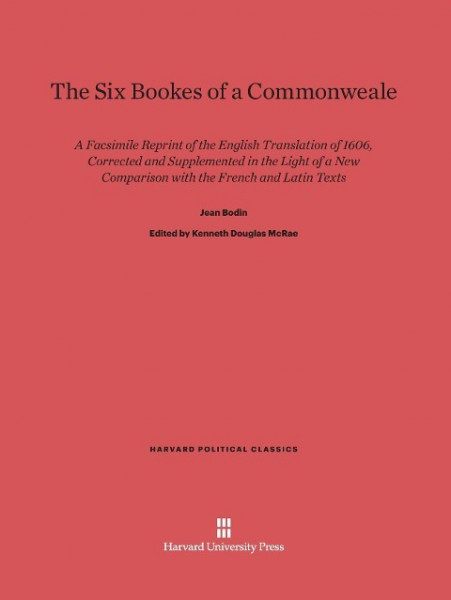 The Six Bookes of a Commonweale