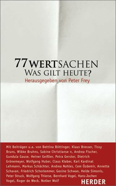 77 Wertsachen: Was gilt heute?