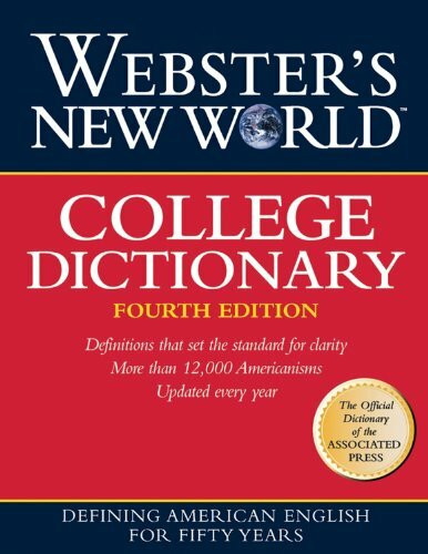 Webster's New World College Dictionary, 4th Edition (Cloth Plain Edged)