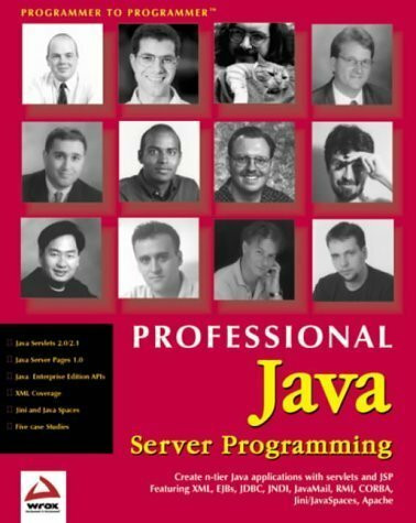PRO JAVA SERV,: Create n-tier Java applications with servlets and JSP. Featuring XML, EJBs, JDBC, JNDI, Javamail, RMI, Corba, Jini/JavaSpaces and Apache
