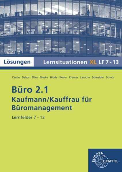 Lösungen zu 72955: Lernsituationen mit eingedruckten Lösungen