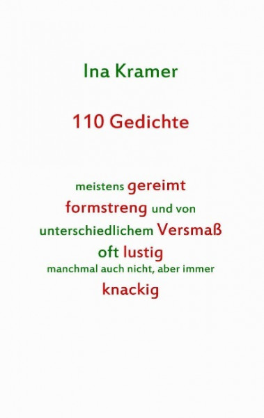 110 Gedichte