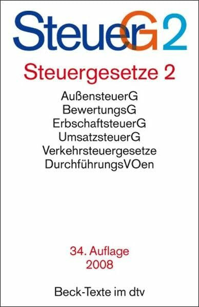 Steuergesetze 2 (SteuerG2)