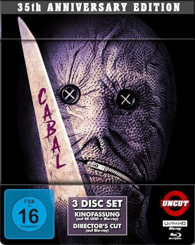 Cabal - Die Brut der Nacht - 35th Anniversary Limited Steelbook Edition (4K Ultra HD + 2Blu-Rays) - 35th Anniversary Limited Steelbook Edition [Blu-ray]