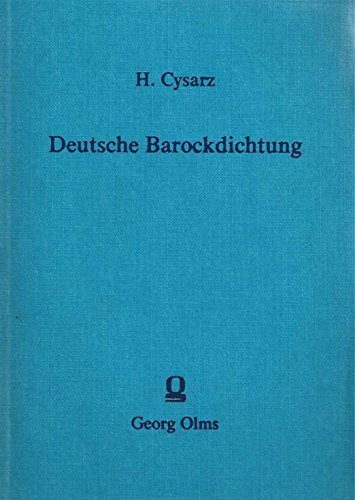 Deutsche Barockdichtung.