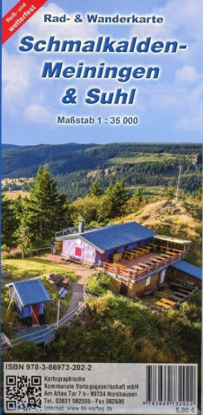 Schmalkalden - Meiningen & Suhl 1:35 000