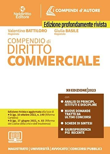 Compendio di diritto commerciale. Con espansione online (Compendi d'Autore)