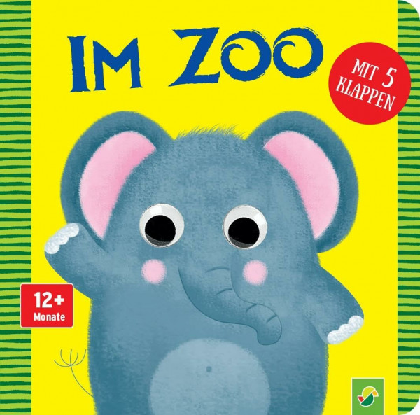 Kulleraugenbuch Im Zoo: Mit 5 Klappen
