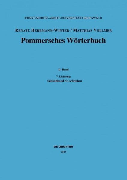 Pommersches Wörterbuch. II/7