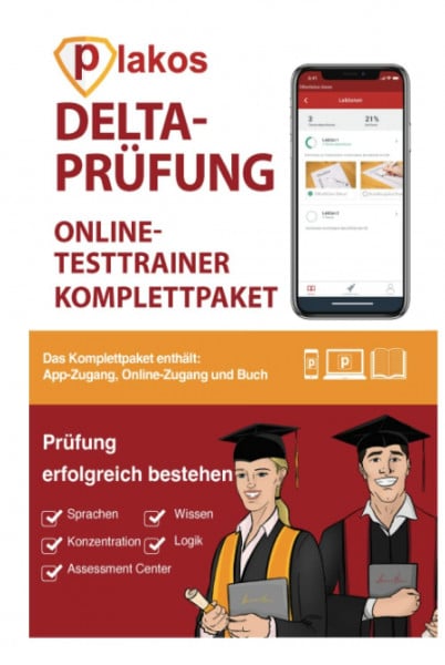 Deltaprüfung Testvorbereitung: Allgemeiner Studierfähigkeitstest für Bachelor & Duale Hochschule Baden-Württemberg (DHBW) | 800 Aufgaben mit Lösungen ... Allgemeinwissen, Logik, Matrizen, Sprache
