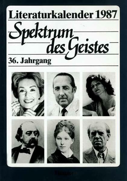 Literaturkalender Spektrum des Geistes 1987