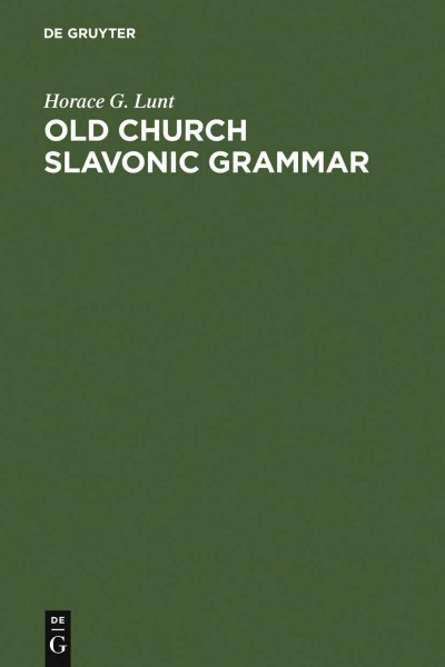 Old Church Slavonic Grammar