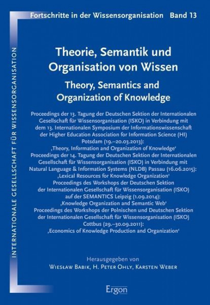 Theorie, Semantik und Organisation von Wissen