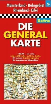 Die Generalkarten Deutschland Extra, 12 Bl., Bl.5, Nordrhein-Westfalen, Rheinland-Pfalz Nord