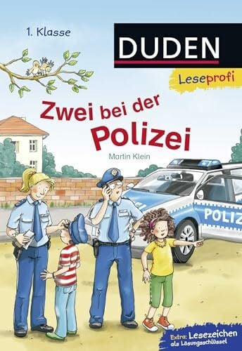 Duden Leseprofi – Zwei bei der Polizei, 1. Klasse: Kinderbuch für Erstleser ab 6 Jahren (Lesen lernen 1. Klasse, Band 12)