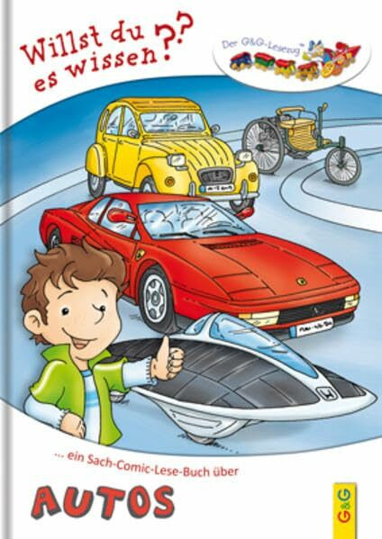 Ein Sach-Comic-Lese-Buch über Autos - Lesezug Willst du es wissen?