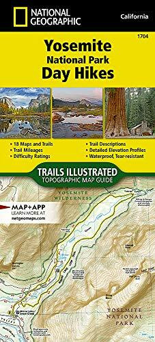 Yosemite National Park Day Hikes 1:50 000