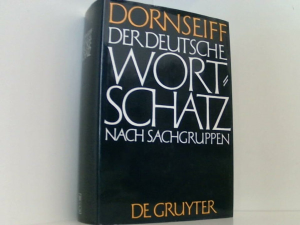 Der deutsche Wortschatz nach Sachgruppen