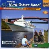 Radweg Nord-Ostsee-Kanal. Radwanderkarte 1 : 50 000