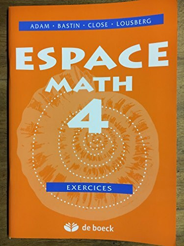 Espace math 4 - exercices.