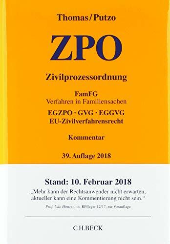 Zivilprozessordnung: FamFG Verfahren in Familiensachen, EGZPO, GVG, EGGVG, EU-Zivilverfahrensrecht (Gelbe Erläuterungsbücher) Zivilprozessordnung: FamFG Verfahren in Familiensachen, EGZPO, GVG, EGGVG, EU-Zivilverfahrensrecht (Gelbe Erläuterungsbücher)
