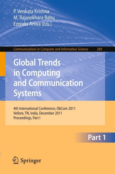 Global Trends in Computing and Communication Systems