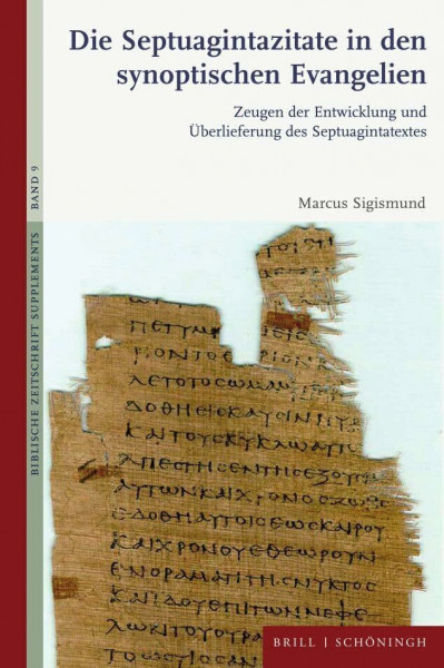 Die Septuagintazitate in den synoptischen Evangelien: Zeugen der Entwicklung und Überlieferung des Septuagintatextes (Biblische Zeitschrift - Supplements)