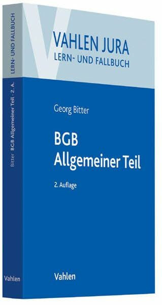 BGB Allgemeiner Teil (Vahlen Jura/Lehr- und Fallbuch)