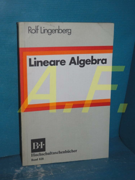 Lineare Algebra.