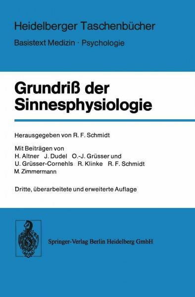 Grundriß der Sinnesphysiologie