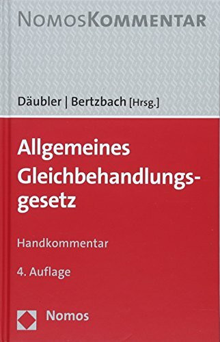 Allgemeines Gleichbehandlungsgesetz: Handkommentar