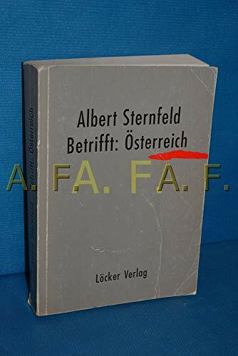Betrifft: Österreich. Von Österreich betroffen