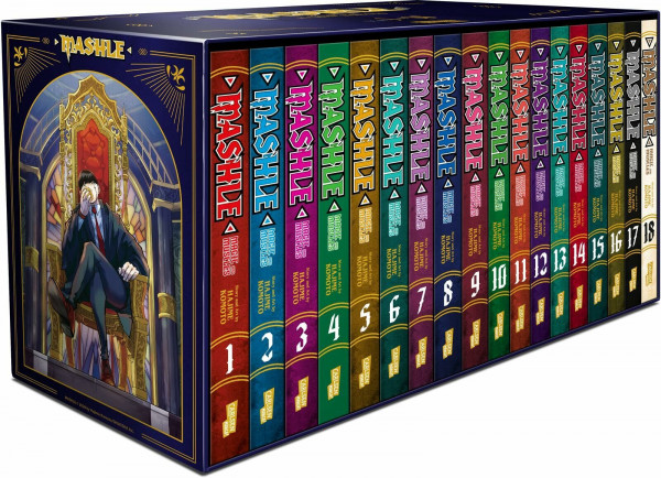 Mashle: Magic and Muscles Sammelschuber (inklusive Band 1-18): Witzige und verrückte Fantasy-Action für Fans von Magie und gestählten Muskeln! Die komplette Serie im schicken Schuber