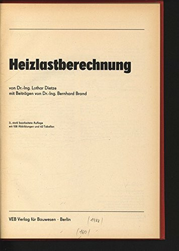Heizlastberechnung