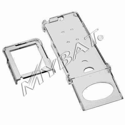 Crystal Clear Smoke Transparent Snap On Cover Case Handy Displayschutzfolie für Sony Ericsson W350 W350i