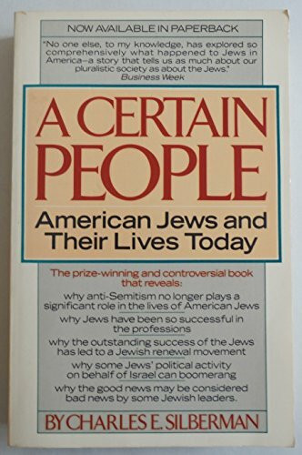 A Certain People: American Jews and Their Lives Today