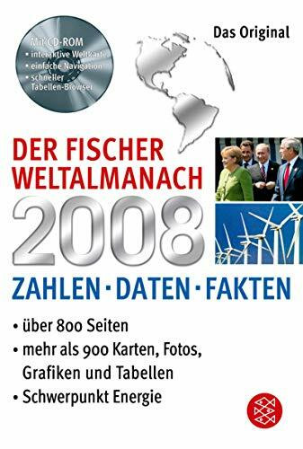 Der Fischer Weltalmanach 2008 mit CD-ROM: Zahlen Daten Fakten