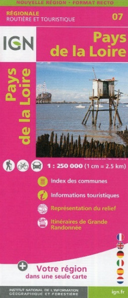 Pays de la Loire 1:250 000