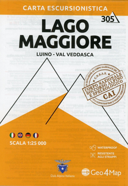 Lago Maggiore 1:25 000