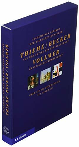 Allgemeines Lexikon der bildenden Künstler von der Antike bis zur Gegenwart. Allgemeines Lexikon der bildenden Künstler des 20. Jahrhunderts (CD-ROM): ...... Allgemeines Lexikon der bildenden Künstler von der Antike bis zur Gegenwart. Allgemeines Lexikon der bildenden Künstler des 20. Jahrhunderts (CD-ROM): ... des 20. Jahrhunderts | Ausgabe auf CD-ROM
