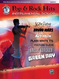 Pop & Rock Hits Instrumental Solos, Viola (Removable Part)/Piano Accompaniment: Level 2-3 [With CD (Audio)]