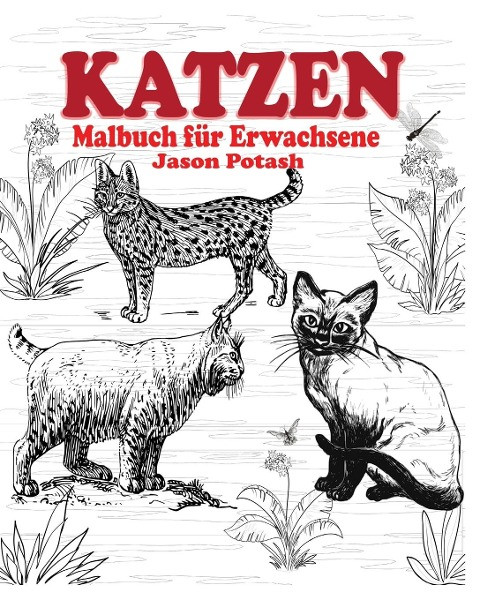 Katzen Malbuch fur Erwachsene