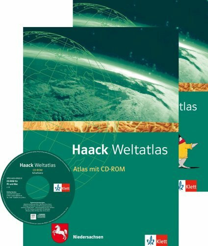 Haack Weltatlas. Ausgabe Niedersachsen Sekundarstufe I: Atlas mit CD-ROM und Arbeitsheft Kartenlesen Klasse 5-10