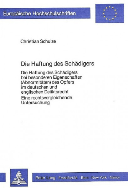 Die Haftung des Schädigers