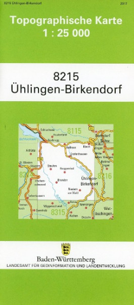 Ühlingen-Birkendorf 1 : 25 000