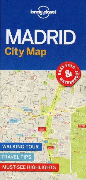Lonely Planet Madrid City Map