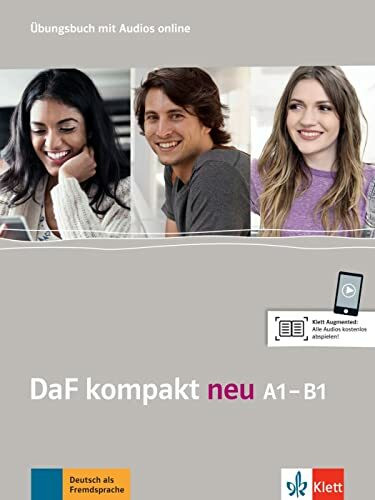 DaF kompakt neu A1–B1: Übungsbuch mit Audios