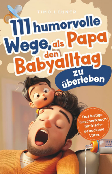 111 humorvolle Wege, als Papa den Babyalltag zu überleben: Das lustige Geschenkbuch für frischgebackene Väter mit Tipps, Rätseln und Überlebensstrategien